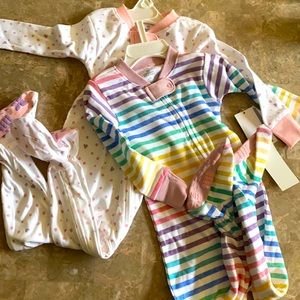 Honest company footed sleepers. New with tags